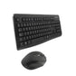 Tastatur mit Maus CoolBox COO-KTR-02W Schwarz Spanisch Qwerty Spanisch