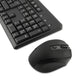 Tastatur mit Maus CoolBox COO-KTR-02W Schwarz Spanisch Qwerty Spanisch