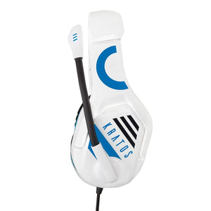 Gaming Headset mit Mikrofon FR-TEC Kratos Weiß Blau/Weiß