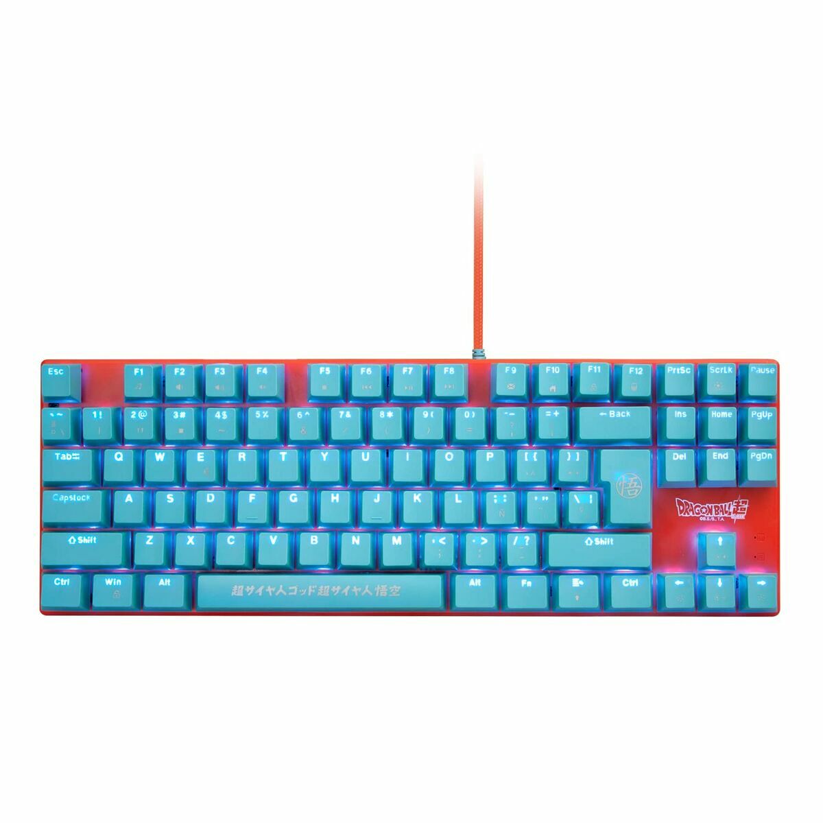 Clavier pour jeu FR-TEC DBPCKEYGO Bleu Espagnol Qwerty QWERTY