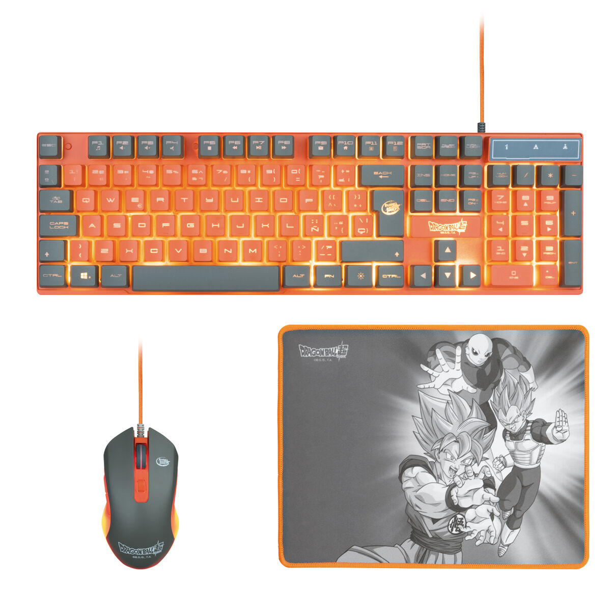 Pack Gaming FR-TEC Dragon Ball Espagnol Qwerty