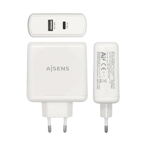 USB-Ladegerät für die Wand Aisens PD 3.0 USB-C 57 W Weiß