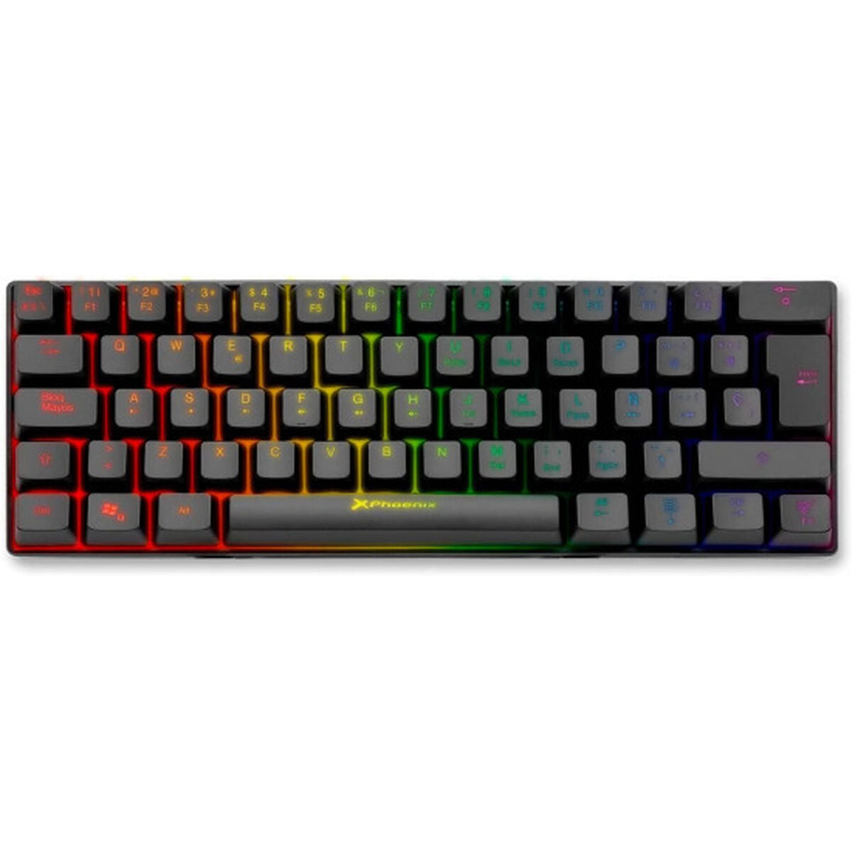 Clavier Phoenix Noir Espagnol Qwerty