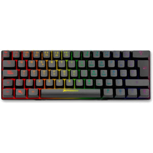 Tastatur Phoenix Schwarz Qwerty Spanisch