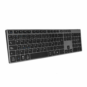 Clavier sans fil Subblim SUB-KB-3ADE301 Bluetooth 3.0 Gris