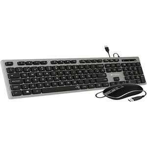 Keyboard and Mouse Subblim Spanish Qwerty Black Grey Black/Grey QWERTY