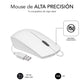 Mouse Subblim SUBMOB2BS002 White 1200 DPI