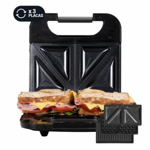 Sandwichmaker Universal Blue 700 W Schwarz