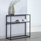 TV furniture 80 x 30 x 81 cm Black Steel