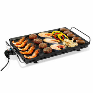 Plancha en Pierre Princess Table Grill Aluminium Noir 36 x 60 cm