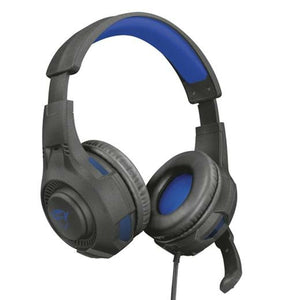 Gaming Headset mit Mikrofon Trust 23250 Blau Schwarz Schwarz/Blau