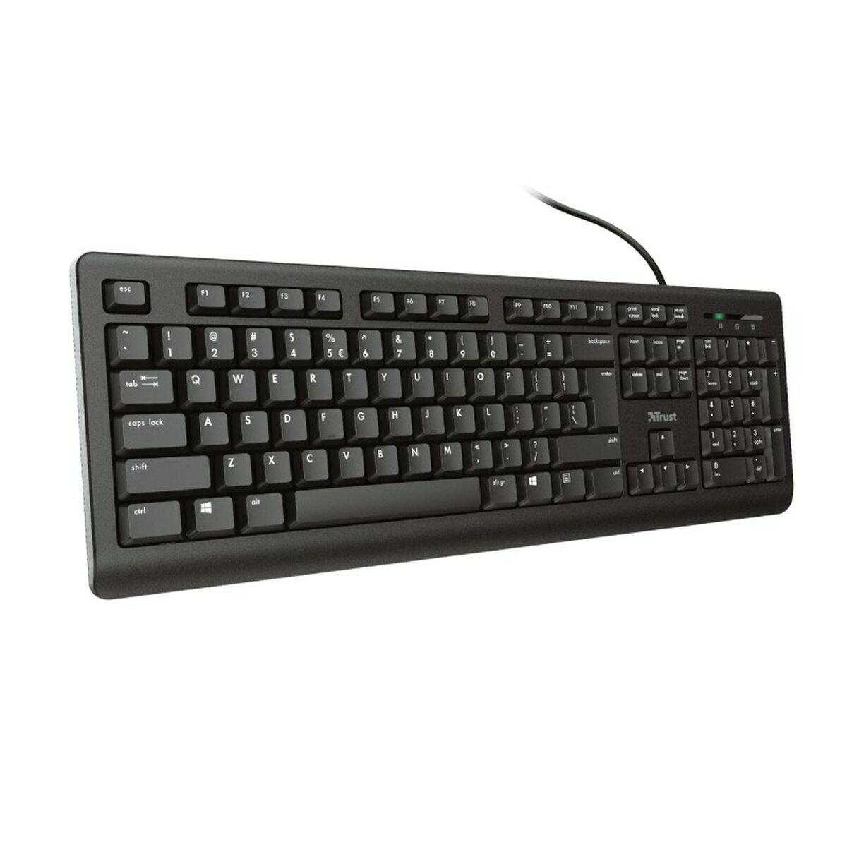 Clavier Trust 23883 PRIMO Noir Espagnol Qwerty