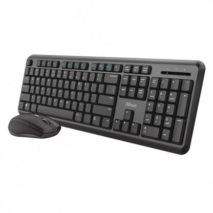 Clavier Trust 23944 Noir Espagnol Espagnol Qwerty QWERTY