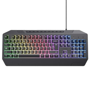 Gaming Tastatur Trust GTX 836 EVOCX Schwarz Qwerty Spanisch