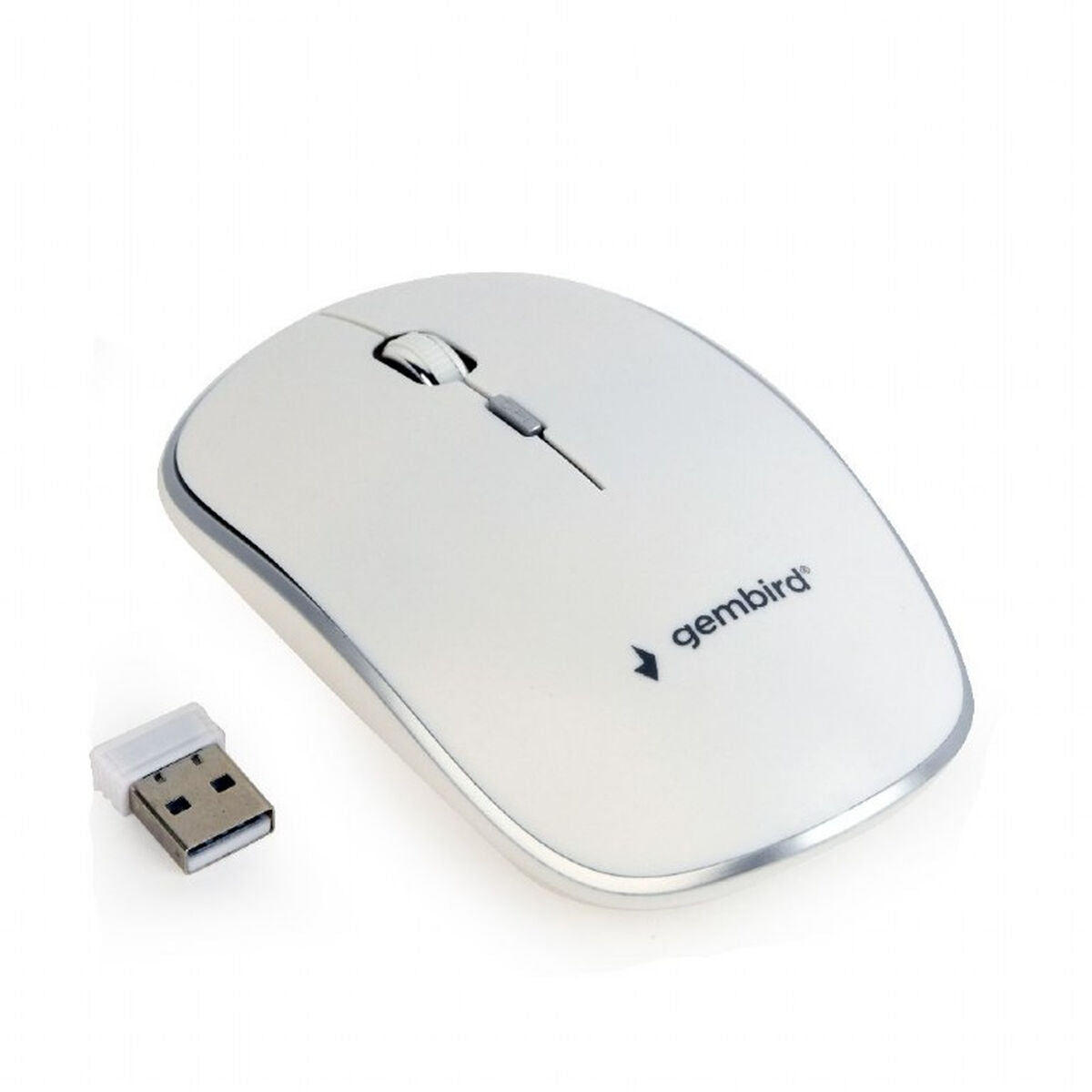 Souris Optique Sans Fil GEMBIRD MUSW-4B-01-W Blanc (1 Unités)