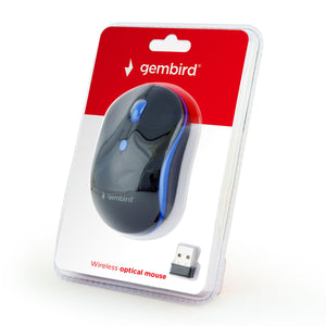 Souris Optique Sans Fil GEMBIRD MUSW-4B-03-B Noir/Bleu (1 Unités)