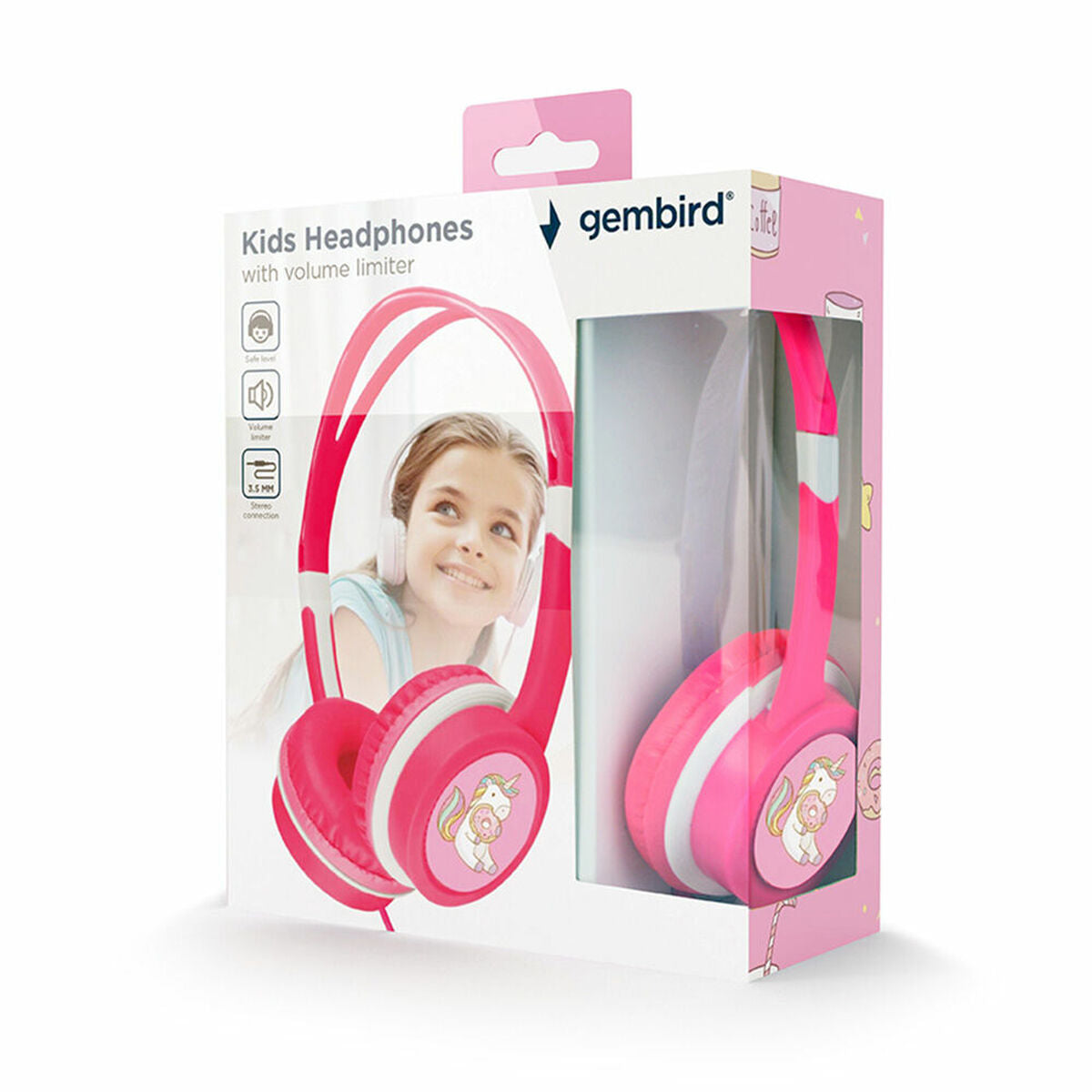 Casque audio GEMBIRD MHP-JR-PK Enfant