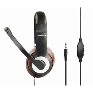 Headphones with Microphone GEMBIRD MHS-03-BKRD Black