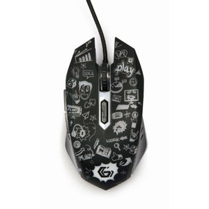 Mouse with Cable and Optical Sensor GEMBIRD MUS-6B-GRAFIX-01 3600 DPI