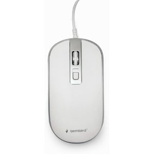 Mouse with Cable and Optical Sensor GEMBIRD MUS-4B-06-WS 1200 DPI