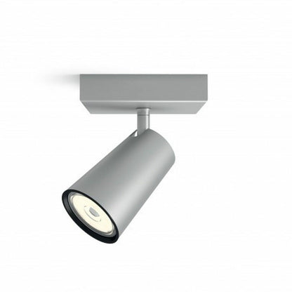 LED-Strahler Philips Foco Silberfarben Aluminium 10 W 10,2 x 10,2 x 9,2 cm