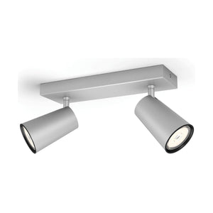 LED-Deckenleuchte Philips Foco Silberfarben Aluminium Metall 5,5 W GU10