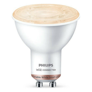 Kaltlicht LED-Glühbirne Philips Wiz Weiß F 4,7 W GU10 345 Lm (2700 K) (2700-6500 K)