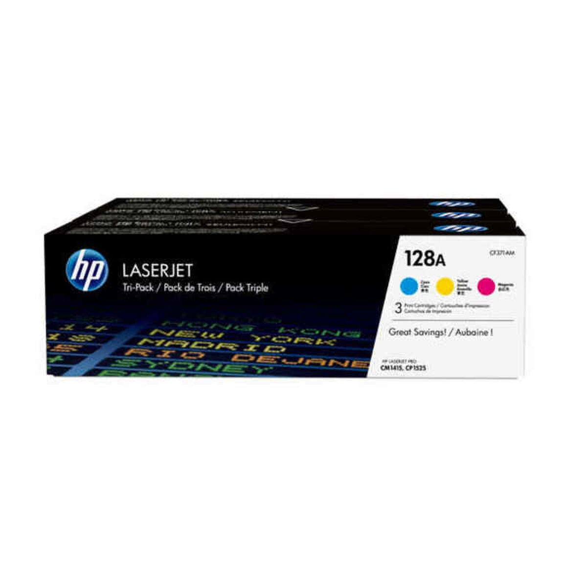 Toner original HP 305 Tricolore Cyan/Magenta/Jaune