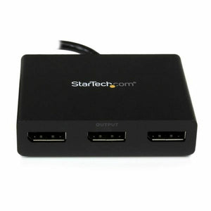 Hub USB Startech MSTDP123DP Noir