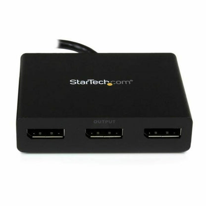 Hub USB Startech MSTDP123DP Schwarz