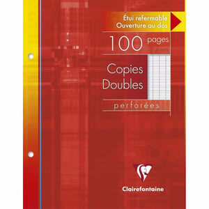 Papier Clairefontaine 4421C à carreaux (Reconditionné C)