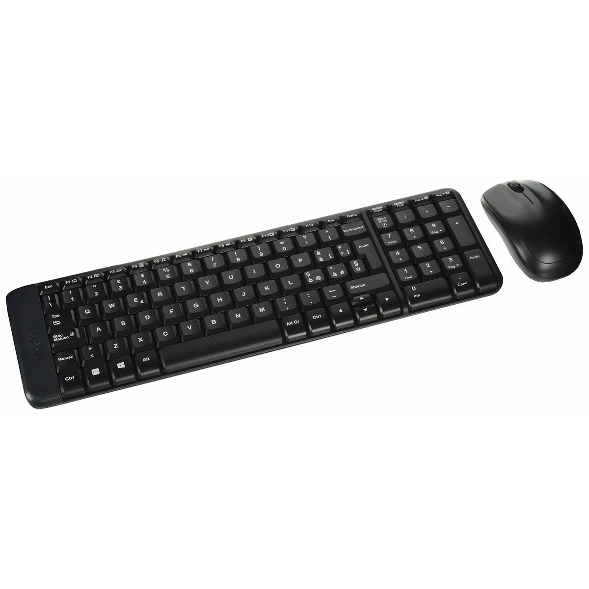 Clavier Logitech MK220 Qwerty Italien Noir (Reconditionné A)