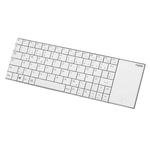 Clavier sans fil Rapoo E2710 Blanc Qwertz Allemand (Reconditionné A)