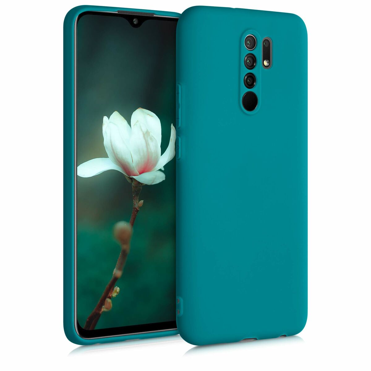 Mobile cover Xiaomi Redmi 9 Green TPU (Refurbished A)