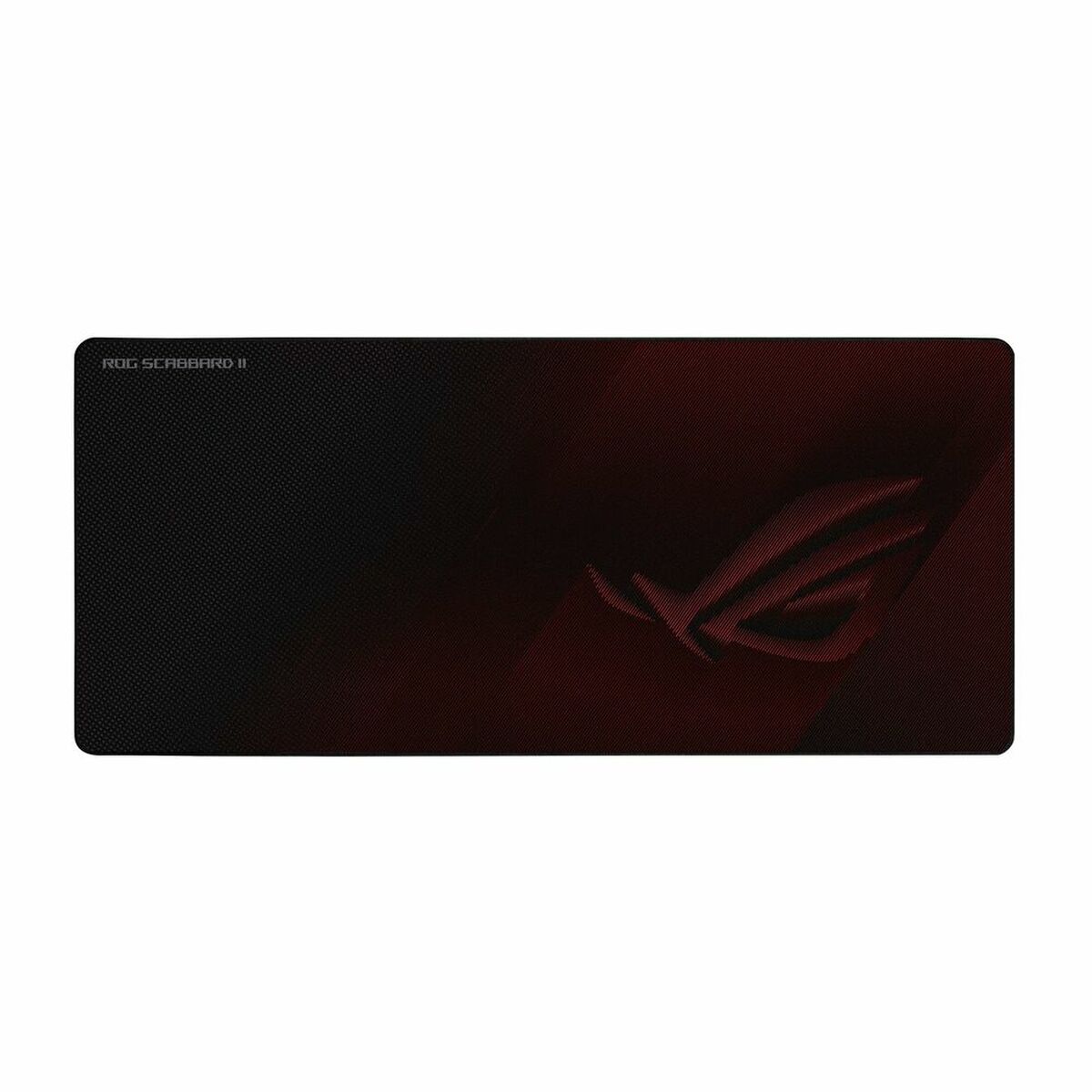 Non-slip Mat Asus Scabbard II Red 90 x 40 cm Black