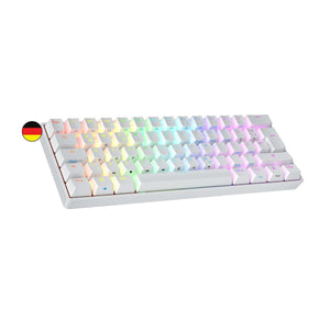 Tastatur Qwertz Deutsch Weiß (Restauriert A)