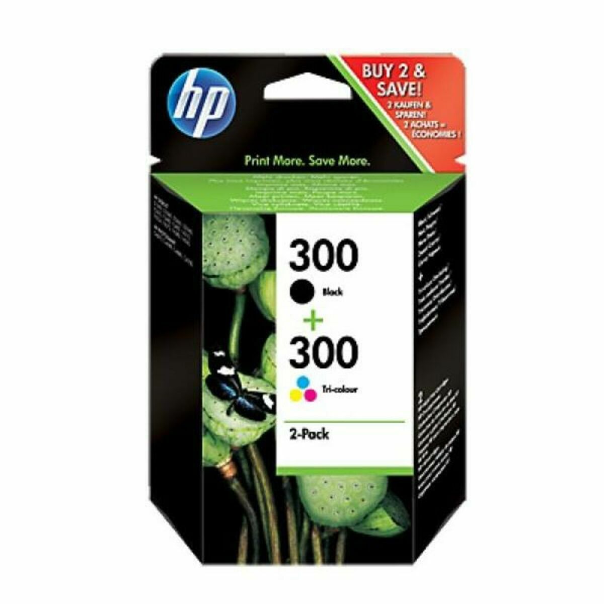 Original Ink Cartridge HP 300 Multicolour