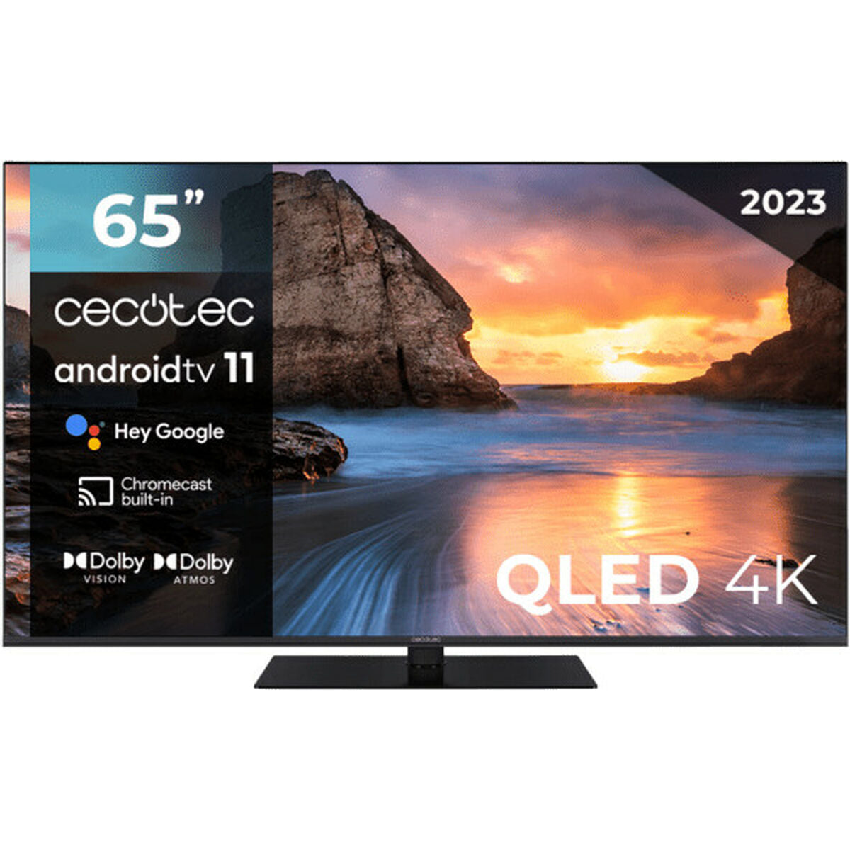 Smart TV Cecotec VQU11065Z+ Wi-Fi 65" 4K Ultra HD QLED HDR