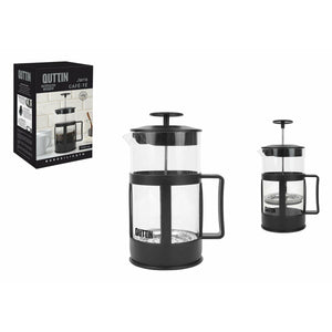 Cafetière à Piston Quttin Verre Borosilicaté 1 L 13,5 X 10,5 X 21 cm