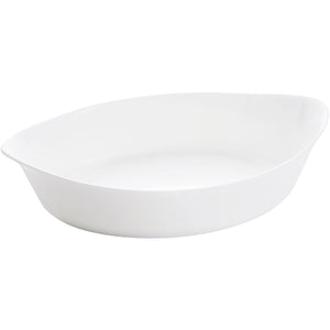 Kochschüssel Luminarc Smart Cuisine Oval Weiß Glas 28 x 17 cm (6 Stück)