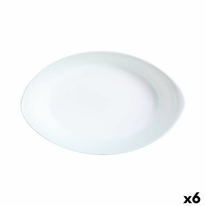 Plat à Gratin Luminarc Smart Cuisine Oblongue Blanc verre 21 x 13 cm (6 Unités)