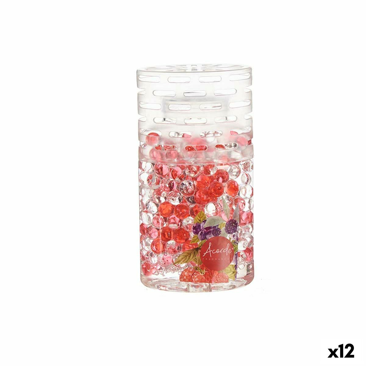 Désodorisant 400 g Fruits rouges Billes de gel (12 Unités)