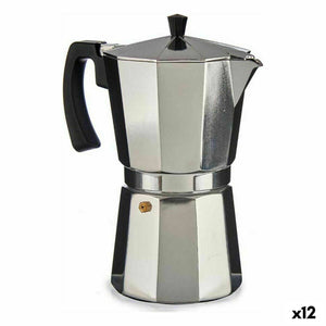 Italienische Kaffeemaschine Aluminium 650 ml (12 Stück)