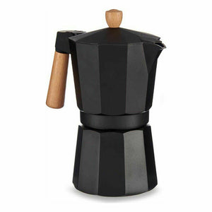 Cafetière Italienne Bois Aluminium 450 ml (12 Unités)