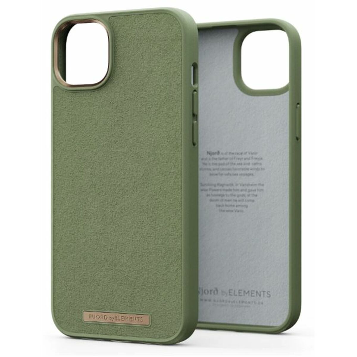 Mobile cover Njord Byelements Iphone 14 Plus Olive