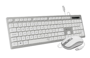 Tastatur mit Maus Subblim SUBKBC-CEKE60 Qwerty Spanisch