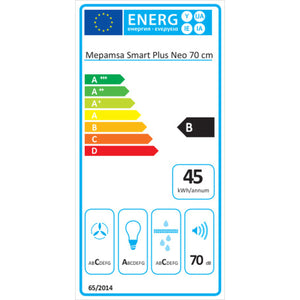 Konventioneller Rauchfang Mepamsa SMART 70X 70 cm 300 m3/h 125W D