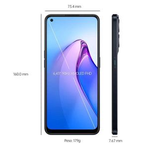 Smartphone Oppo Reno 8 Noir 6,43" 256 GB Octa Core 8 GB RAM