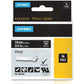 Laminated Tape for Labelling Machines Rhino Dymo ID1-19 19 x 5,5 mm Black Polyester White Self-adhesives (5 Units)