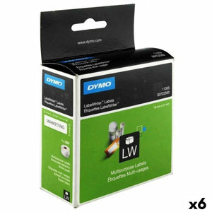 Roll of Labels Dymo LW11355 19 x 51 mm White Black (6 Units)